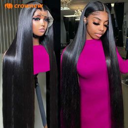 Synthetic Wigs Straight Lace Front Wigs Hair Glueless Wig Hair To Wear 13X4 Lace Frontal Hair Wig Lace Frontal Wig ldd240313