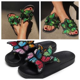 2024 Designers Sliders Sandal mens Slippers Black Bee Tigers Slide Canva green summer beach Slides SIZE 36-41 GAI