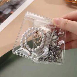 Storage Bags Jewellery Bag Moisture-proof Pouches 100pcs Anti Oxidising Earrings Necklace Bracelet Zipper For Home