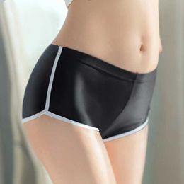 Women's Shorts Sexy Women Summer Fashion Shorts Low Waist Shiny Tight Hot Allure Casual Pants Comfortable Beachwea rClubwear Fitness ShortsL24313