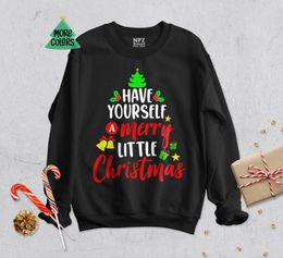 Women's Hoodies Christmas Graphic & Letter Print Pullover Sweatshirt Hip Hop Female Long Sleeve Y2k Casual Hoodie Woman Clothing