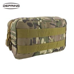 Bags Outdoor Tactical MOLLE Military Horizontal Admin Pouch Utility EDC Pouch Multifunction Tools Bag for Hunting