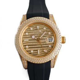 Fashion watches automatic clock calendar movement mechanical designer watches sapphire glass simple silver dial black rubber strap wristwatch master sb068 C4