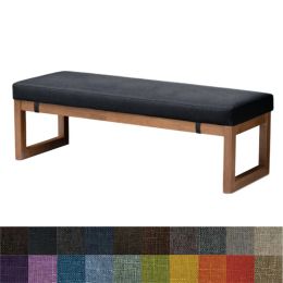 Cushion Custom Size Thickened Long Bench Cushion Lock/Strap Seat Pad Sofa/Chair Decorative Cushions for Garden Lounger/Bay Window Pads