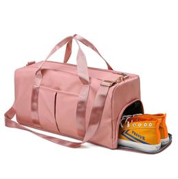 AL0LULU Yoga bags double dry and wet separation gym swimming training sport portable messenger travel