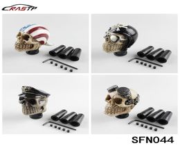 RASTP Racing Car Gear Shift Knob Devil Head Knob Modified Resin Knob Soldier Skull With Hat And Glasses LSSFN0448141224