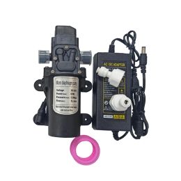 Sprayers DC 12V High Pressure Misting Pump 160PSI Booster Diaphragm Water Pump with Power Supply
