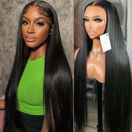 Straight 13x6 Hd Lace Frontal Wig Straight Lace Front Wigs Transparent 13x4 Lace Frontal Wig Pre Plucked Remy Wigs for Women