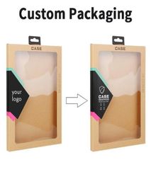 whole OEM Customise Kraft paper retail package box for pad 2 3 4 5 mini air 2 Tablet Cover Cases packaging boxes4414188