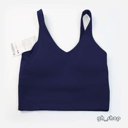 High Quality Lulu Align Tank Top Designer U Bra Yoga Outfit Women Summer Sexy T Shirt Solid Sexy Crop Tops Sleeveless Fashion Vest 16 Colours 4508
