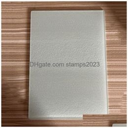 Heat Press Accessories Wholesale Diy Blank Cheese Chop Blocks Sublimation Rec Glass Tempered Cutting Board 28.5X20Cm Drop Delivery Off Dho6R
