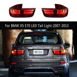 Rear Lamp Streamer Turn Signal Indicator Lighting Accessory Brake Reverse Parking Running Lights For BMW X5 E70 LED Tail Light 07-13