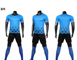 Design Men Adults Soccer Jerseys Sports Training Set Male HIGH QUALITY Football Uniform RUNNING SHIRTS 240305