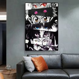 Anime Eye Art Canvas Painting Wall Picture Japanese Manga Posters for Arts Print Mural Children's Room Decorative Bedroom Liv3054