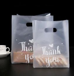 500pcs Thank You Bread Bag Plastic Candy Cookie Gift Bag Wedding Party Favour Transparent Takeaway Food Wrapping Shopping Bags6514918