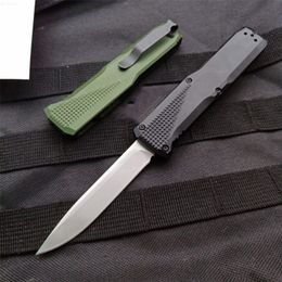 Outdoor BM Tactical Knife 4600 High Hardness Stone Washing Blade T6 Aluminium Handle Field Self Defence Safety Pocket Knives