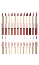 Whole 12 Colours Lips Makeup Lipstick Lip Gloss Long Lasting Moisture Cosmetic Red Matte Make Up Tools Waterproof2449819