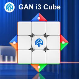 GAN I3 3x3 Magnetic Magic Cube Stickerless GAN 356 I 3 Professional Smart Speed Cube Toy Gan 356 i3 Cubo Magico Puzzle 240304