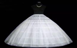 Whole Wedding Dress Petticoat Slip Adjustable Waist Size Two Layers Three Hoops Bridal Underskirt Crinolines Wedding Accessori2609499