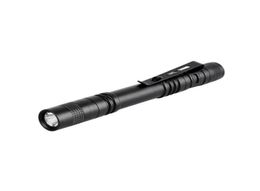 whole XPE Led Flashlights Outdoor Pocket Portable Torch Lamp 1 Mode 300LM Pen Light Waterproof Penlight with Pen Clip2671552