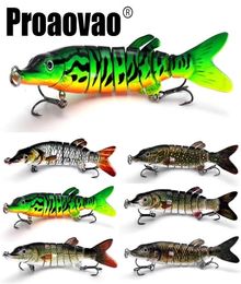 Baits Lures Proaovao 719g Swimbait Pike Wobblers Crankbait Fishing Lure Multi Jointed Hard Bait Musky Sinking Isca 2211163602803
