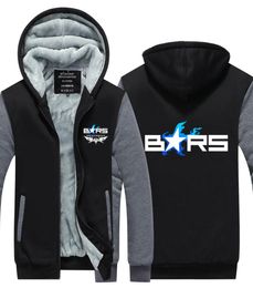 New BRS Black Rock Shooter Hip Hop Winter Hoodies Men Zipper Fleece Sweatshirt Cosplay Anime Men Jacket Tracksuit USA EU size Plus2056493