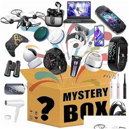 Party Favour Laptop Cooling Pads Lucky Mystery Boxes Digital Electronic There Is A Chance To Open Such As Drones Smart Watches Gamepads Dhe7Q
