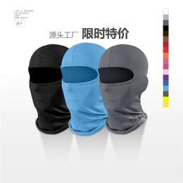 Customizable Pattern Outdoor Motorcycle Riding Face Mask, Windproof Hood, Inner Liner, Sun Protection Hat 602565