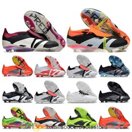 Geschenktüte Kinder Kinder Top Fußballschuhe Elite Accuracy.1 FG Stollen Pogba Accuracy Junge Mädchen Leder Fußballschuhe Athletische Outdoor-Trainer Botas De Futbol