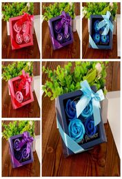 Mother039s Day Soap Flower Creative High Grade Box Packed Artificial Roses Romantic Valentine039s Day Gift Birthday Wedding 9908610