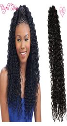 High quality tress hair water waveeuropean hair for braidingsynthetic hari 22inch hair extension crochet braids tress w1437285