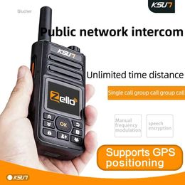 Walkie Talkie PTT Zello Walkie Talkie 4g Sim Card WiFi Network Cell Phone Radio Long Range 100 Miles GPS Professional Walkie Talkie KSW-ZL18L2403L2403