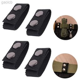 Belts 1/4/8Pcs Belt Buckle Heavy Duty Keeper Snaps Portable Nylon Strap Sports ldd240313