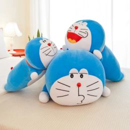 نسخة جديدة 40 سم أفخم لحفل لعبة Jingle Cat Doll Doraemon Doll Blue Fat Soft Body Hold Pillow Robotic Robotic ، بالجملة وتجارة التجزئة