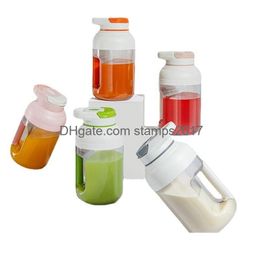 Fruit Vegetable Tools 1.5L Portable Juicing Hine Rechargeable Juicer Bottle Household Large Capacity Electric Fresh 10 Blades Ice Dhco2