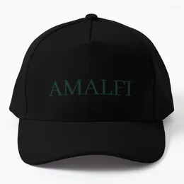 Ball Caps Amalfi Coast Southern Italy Dark Green Minimalist Design Baseball Cap Hats Sports Men Women's