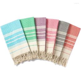 Towel Turkish Tassel Cotton Beach Thickened Soft And Comfortable Diamond Grid Sauna For All Seasons Use