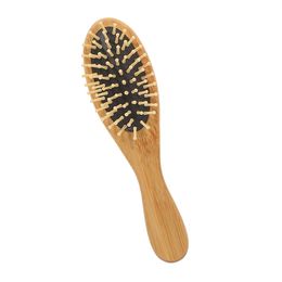 Party Favour Natural phyllostachys pubescens Bamboo comb Brush Healthy Care Massage Wood Hair Combs Antistatic Detangling Airbag Hairbrush Hair Styling Tool LT831