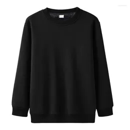 Men's Sweaters Men Winter Crewneck Pullover Black Warm Velvet Plush Thickened Athleisure Classic Sweater Causal Style Tops