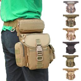 Bags Outdoor Military Molle Waist Pack Weapons Tactics Ride Leg Bag For Men Waterproof Utility Thigh Pouch MultiPurpose Hip Belt