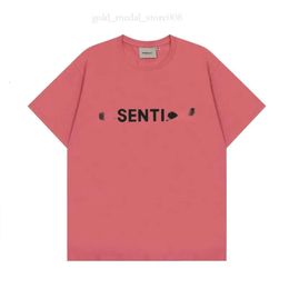 Designer T Shirt T Shirt M ESS Chest Letter Laminated Printing Short Sleeve Trd High Street Loose Oversize Casual T-Shirt 100% Cotton Blouse For M And 481