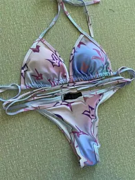 Quente tie-dye biquinis maiôs acolchoados push up mulheres de duas peças roupa de banho ao ar livre praia viagem férias bandagem terno de alta qualidade sexy S-XL