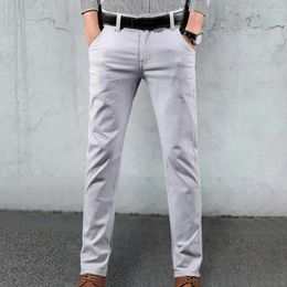 Men's Pants Stretch Jeans Spring Summer Classic Business Casual Slim Denim Male Brand Clothing Trousers