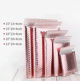 Rose Gold Bubble Mailers Packaging Bags Waterproof Shockproof Envelopes Mailers with Self Seal Adhesive Multisize8478054