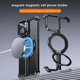 Magsafe iPhone Case for iPhone 15/pro/max Shockproof Phone Bumper Magnetic Wireless Charging Cellphone Protective Cover