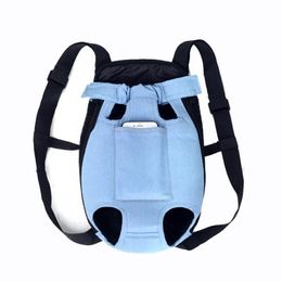 Dog Car Seat Covers Denim Pet Backpack Outdoor Travel Cat Carrier Bag For Small Dogs Puppy Kedi Carring Bags Pets Products191w