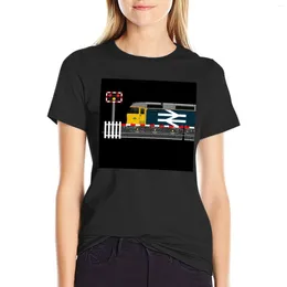 Women's Polos CLASS 47 LOCOMOTIVE LEVEL CROSSSING T-shirt Vintage Clothes Tees T-shirts For Women