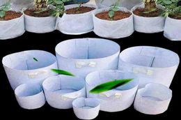 NonWoven Fabric Reusable SoftSided Highly Breathable Grow Pots Planting Bag with Handles Large Flower Planter9479519