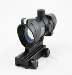 ACOG Style 1x32 Green dot Scope With Green Fibre Tactical Real Fibre Riflescope1236927