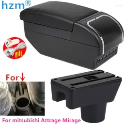 Interior Accessories Armrest Box For Mitsubishi Attrage Mirage Rotatable Large Space Centre Centre Console Storage With Cup Holder Ashtray